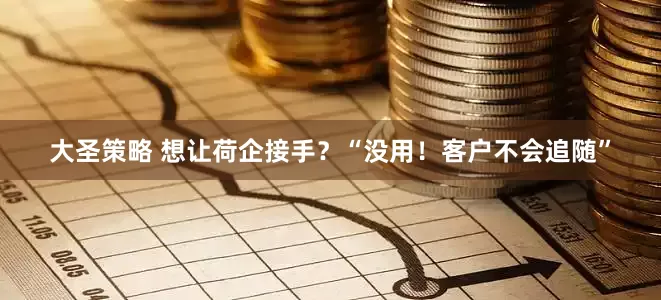 大圣策略 想让荷企接手？“没用！客户不会追随”